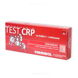 Test crp szybki test do samodzielnego półilościowego wykrywania białka c-reaktywnego w krwi 1szt