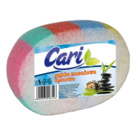 Gąbka kąpielowa do kąpieli i masażu Tęczowa