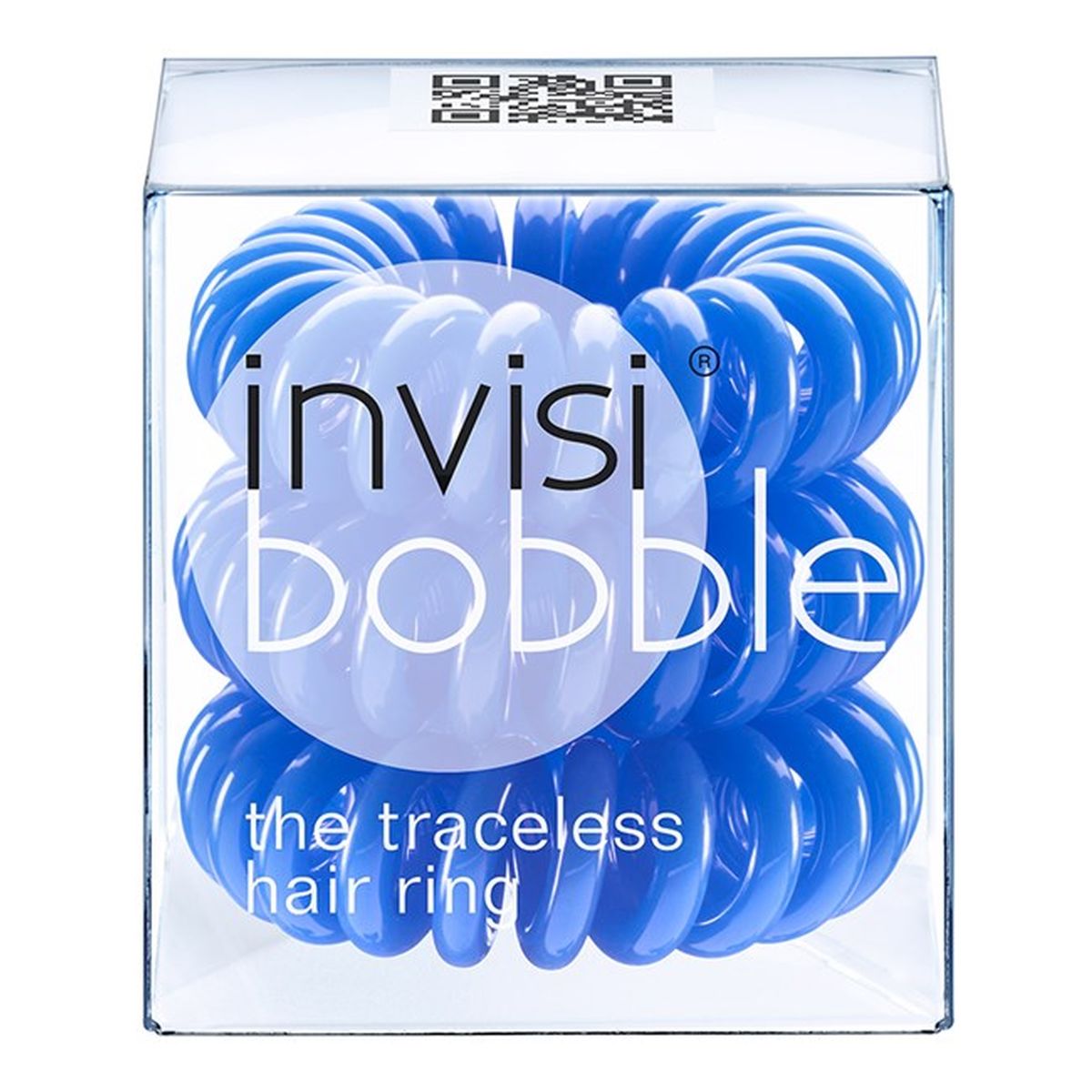 Invisibobble Traceless hair ring navy blue gumki do włosów 3szt