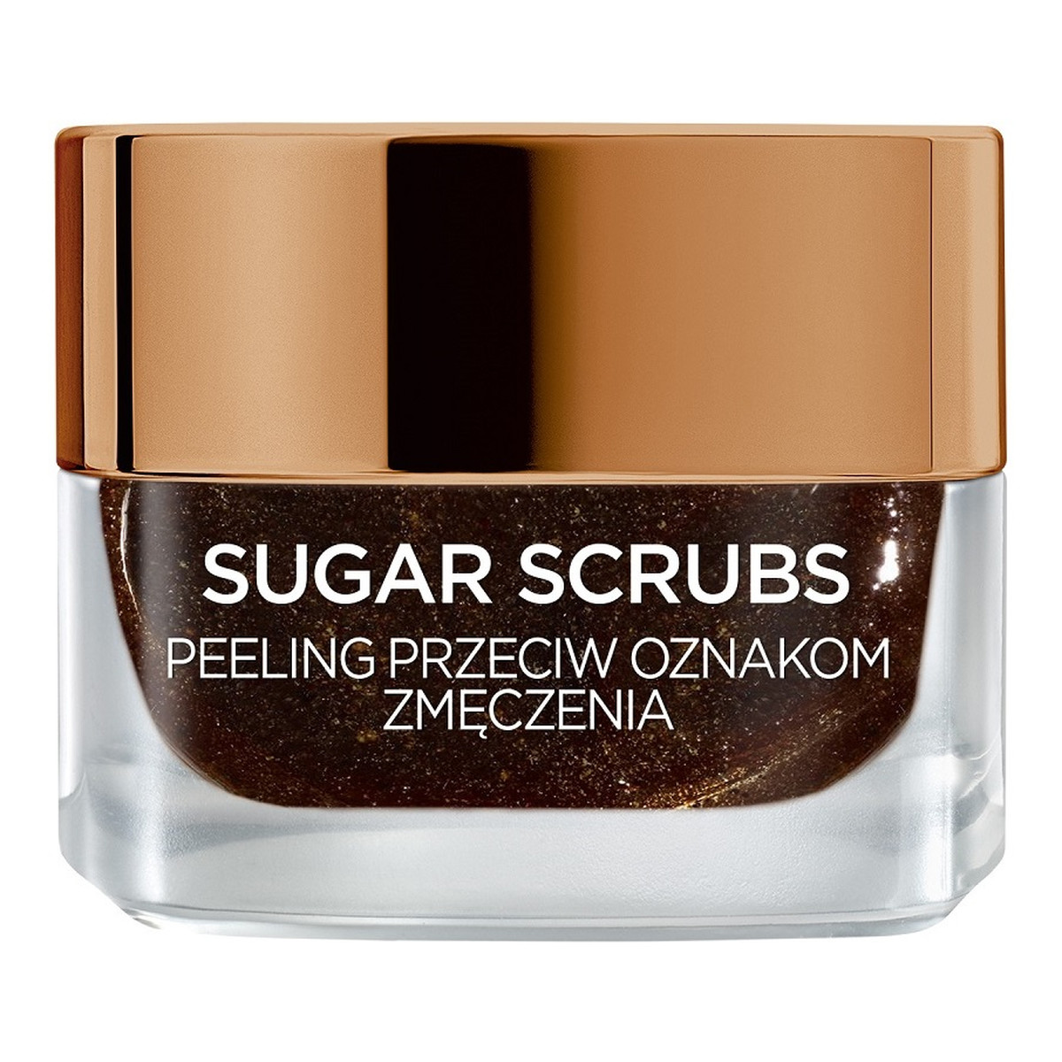 Loreal Sugar Scrubs Peeling do twarzy przeciw oznakom zmęczenia 3 cukry+ziarna kawy 50ml