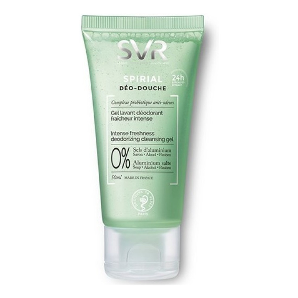 SVR Spirial Déo-Douche intensywnie odświeżający Dezodorant-żel pod prysznic 50ml