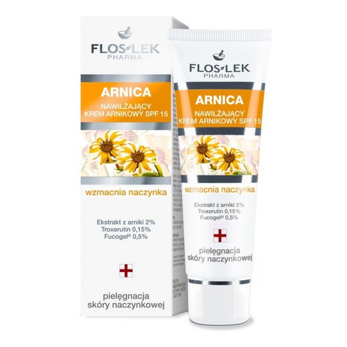 FlosLek Arnica Krem nawilżający do skóry naczynkowej SPF15 50ml