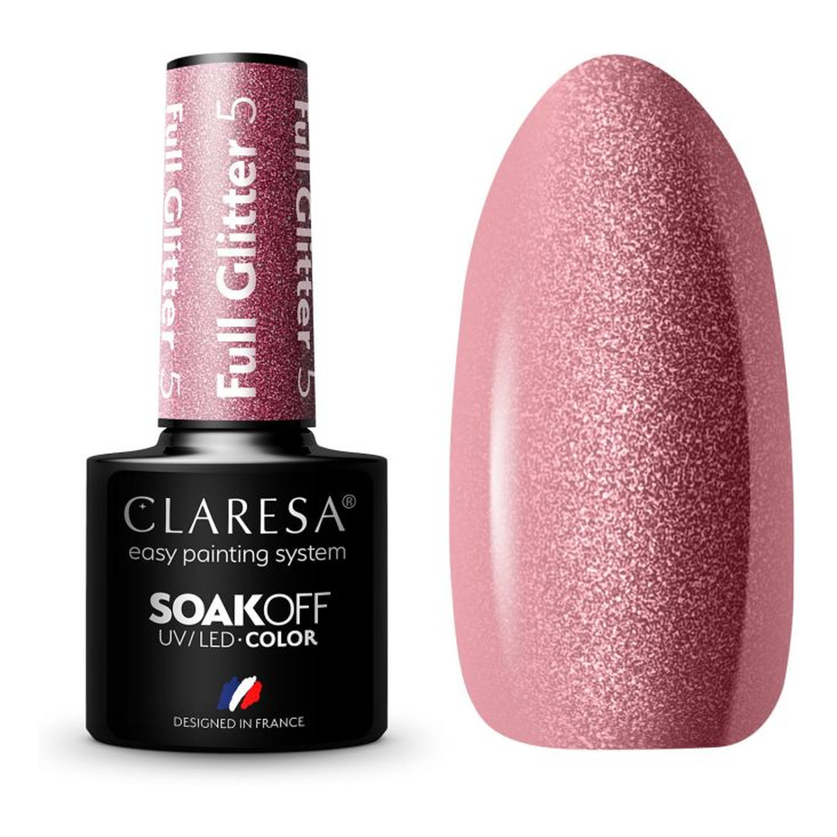 Claresa Full Glitter Lakier hybrydowy 5ml