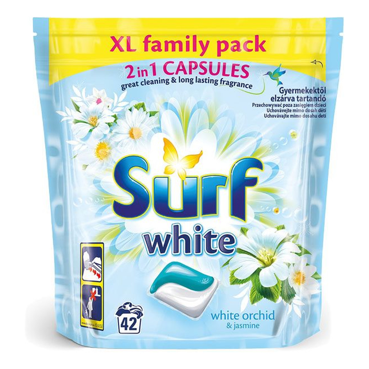 Surf White White Orchid & Jasmine Kapsułki do prania 42szt
