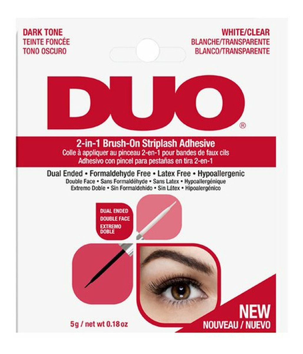 KLEJ DO RZĘS DUO WHITE/CLEAR