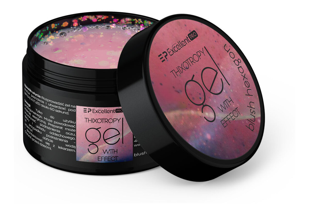 Żel budujący blush hexagon