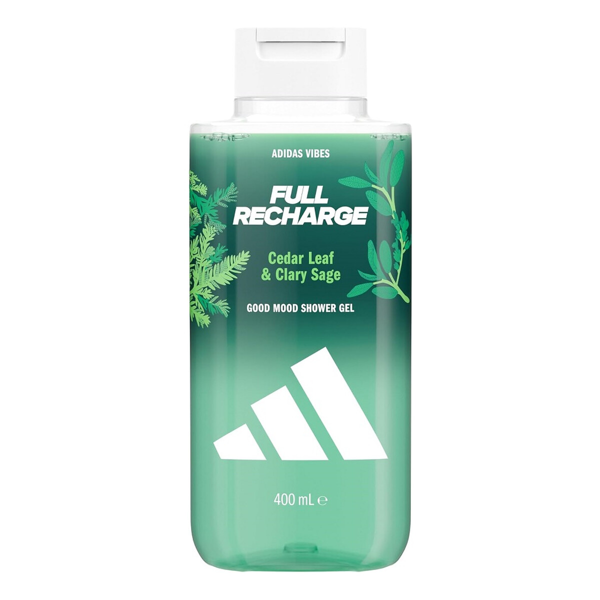 Adidas Vibes Full Recharge odświeżający Żel pod prysznic 400ml