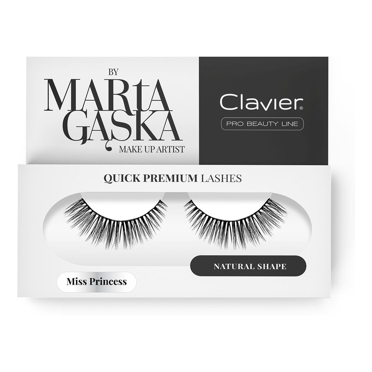 Clavier Quick Premium Lashes rzęsy na pasku Miss Princess 823