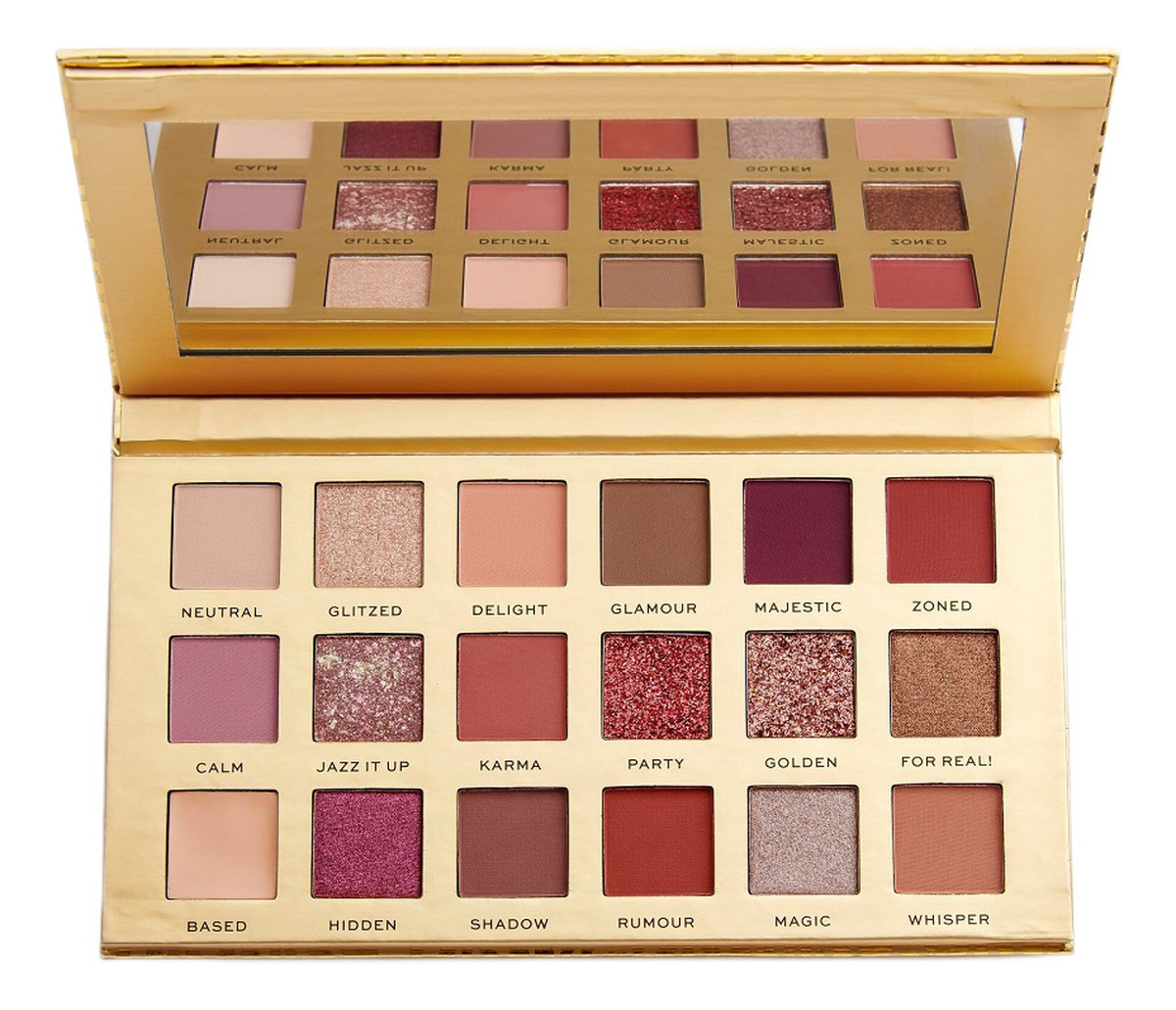 Revolution pro new neutral eyeshadow palette paleta 18 cieni do powiek