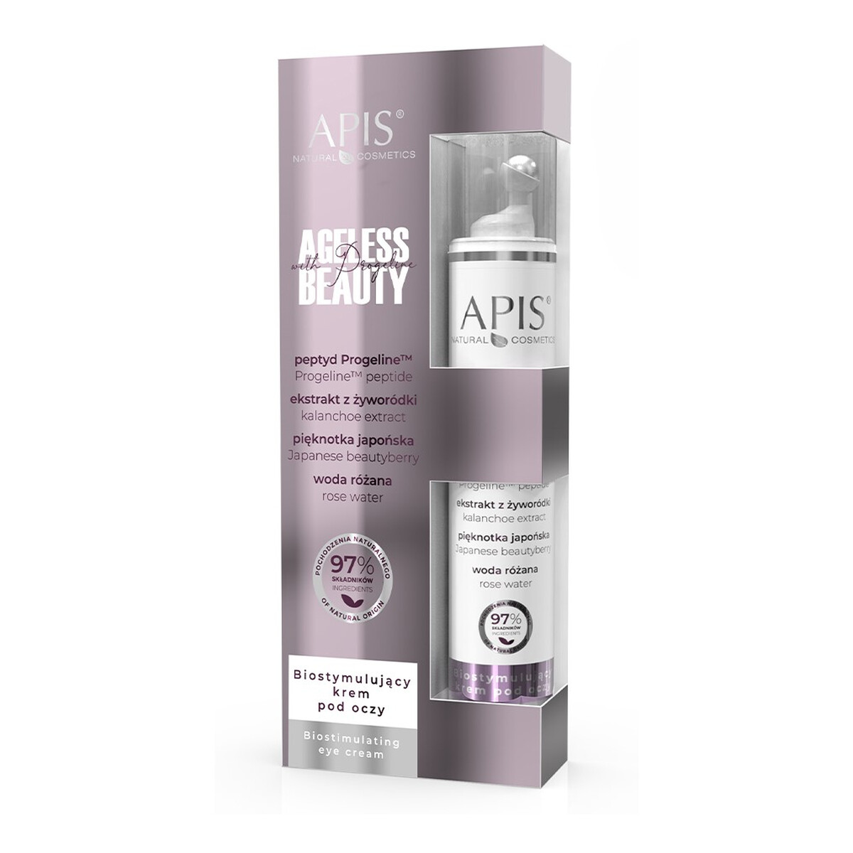 Apis Ageless Beauty with Progeline Krem pod oczy z progeliną biostymulujący 10ml
