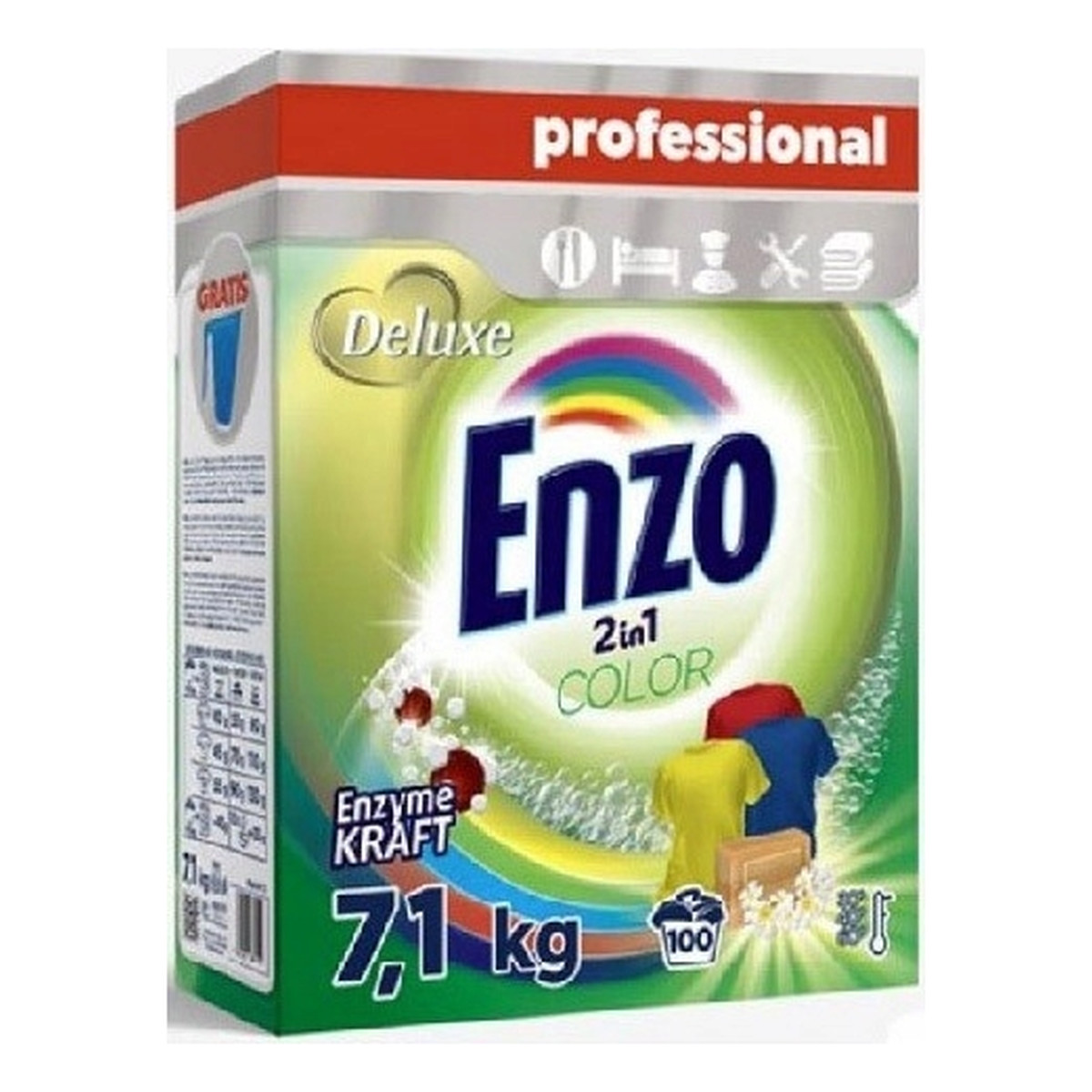 Deluxe Enzo Proszek do prania kolorowego 7.1kg