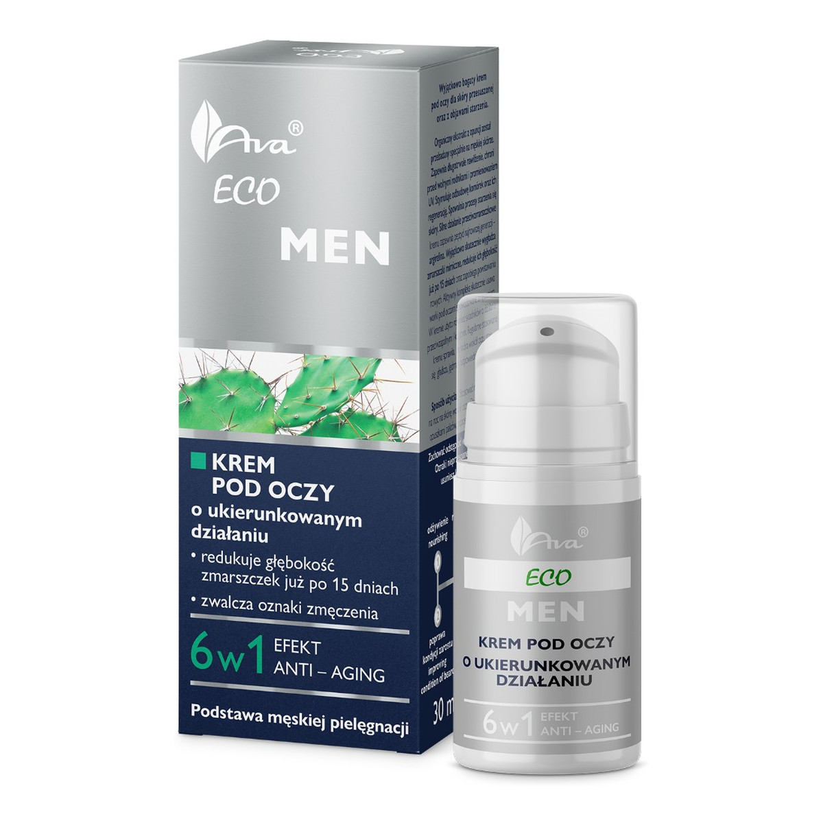 Ava Laboratorium Eco Men Krem pod oczy o ukierunkowanym działaniu dla mężczyzn 15ml