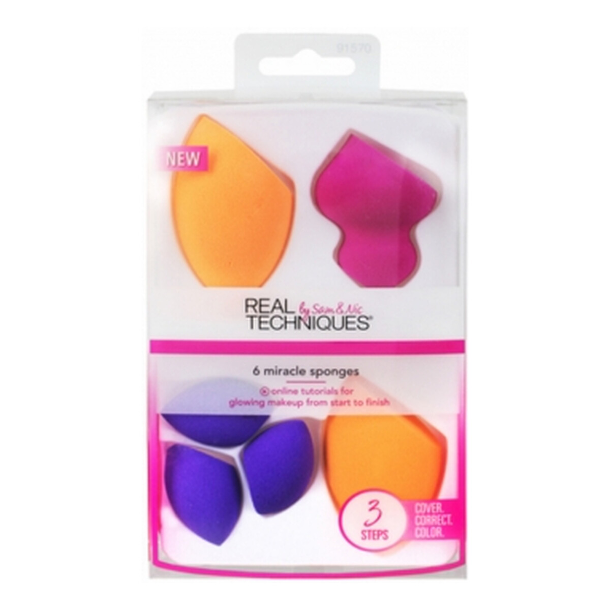Real Techniques zestaw gąbeczek 6 szt.