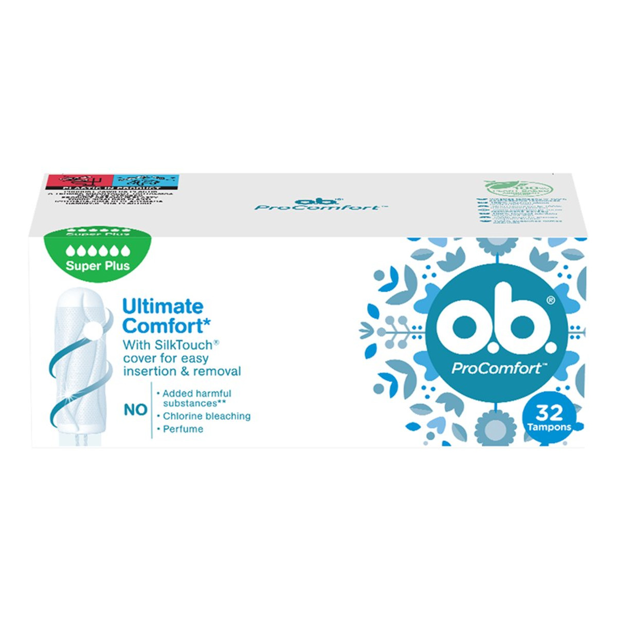 O.B. ProComfort Super Plus komfortowe tampony 1op.-32szt