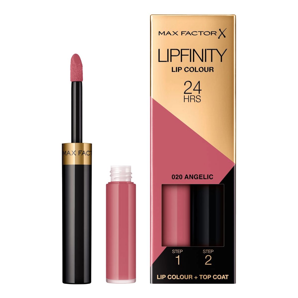 Max Factor Lipfinity Lip Colour pomadka do ust 2,3 ml + Top Coat 1,9g