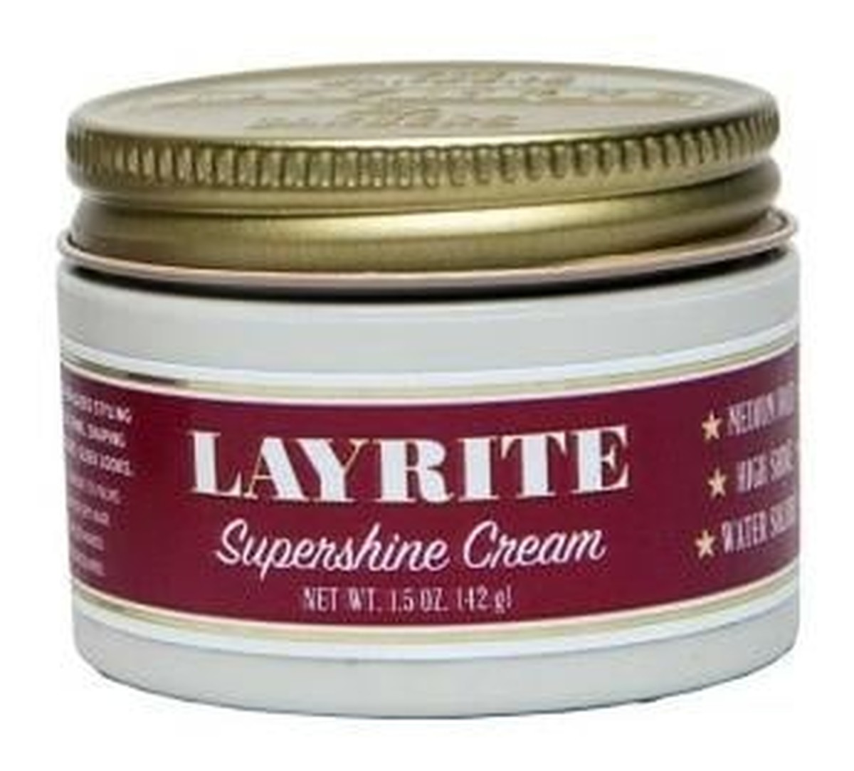 Krem Supershine Cream o średnio-mocnym utrwaleniu i wysokim połysku do włosów dla mężczyzn