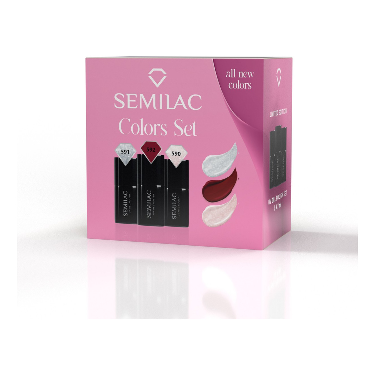 Semilac Zestaw uv gel polish color set