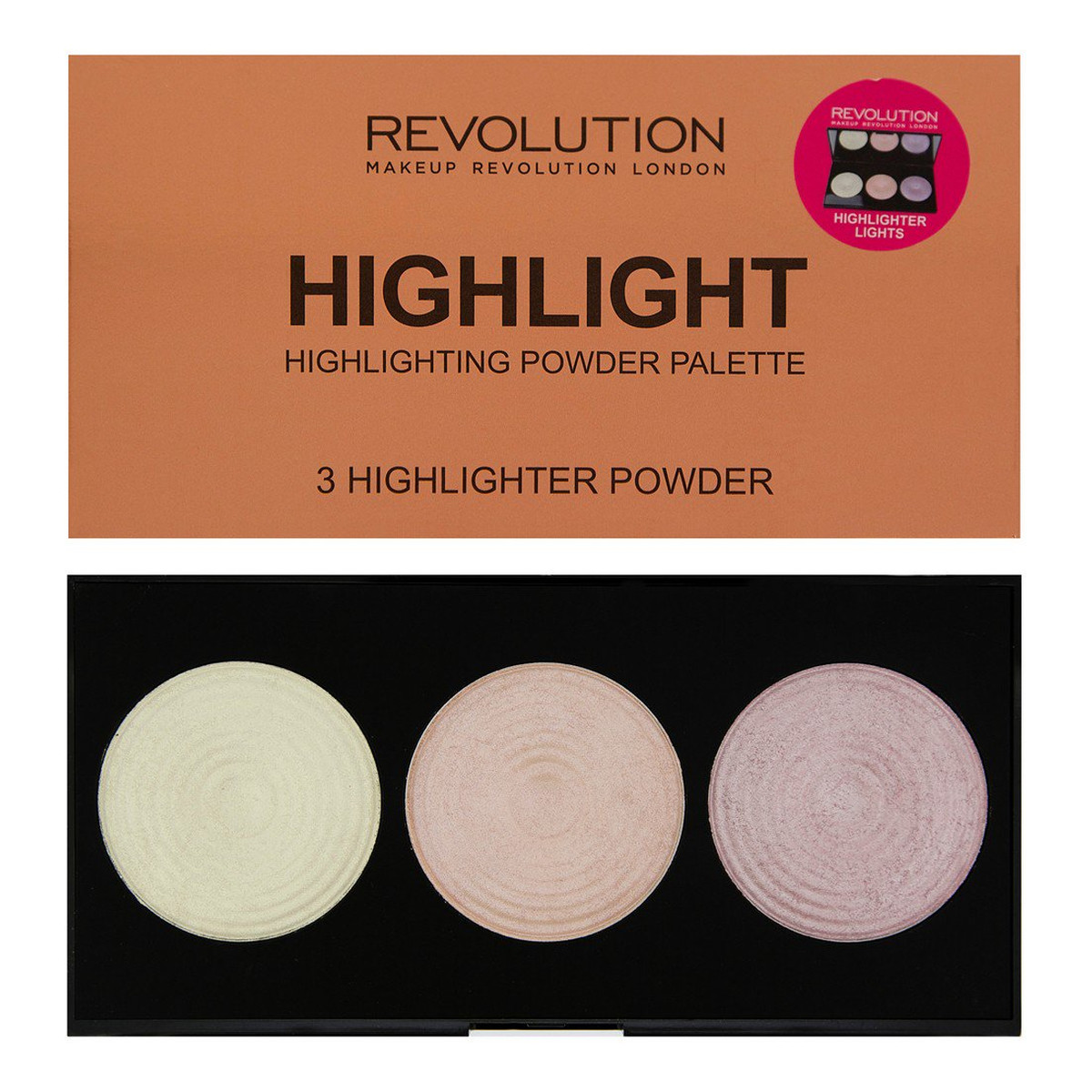 Makeup Revolution Highlight Paleta Rozświetlaczy