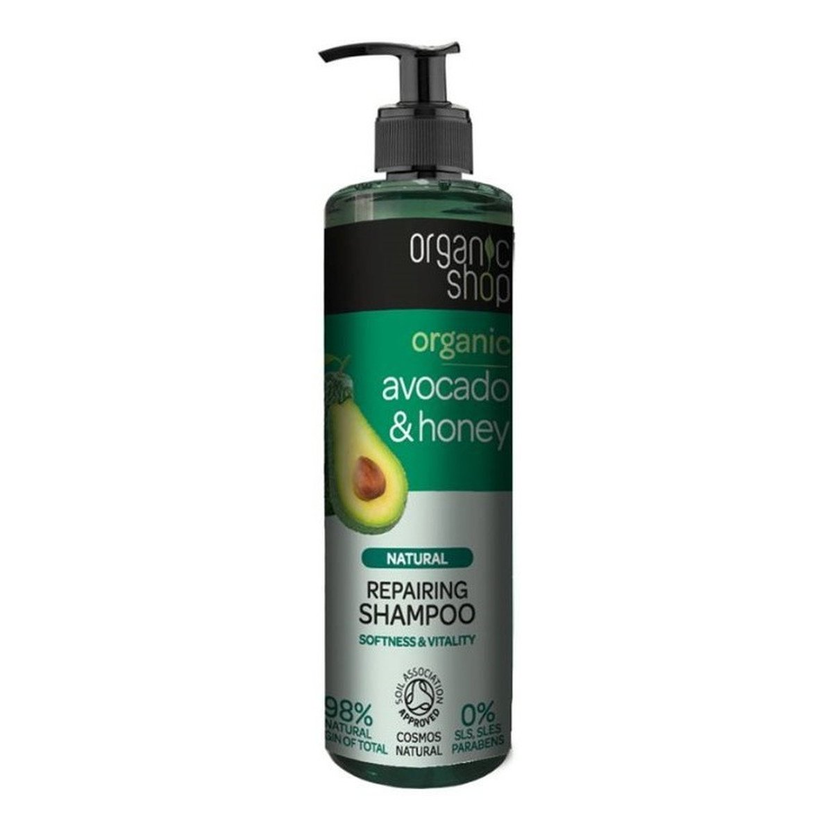 Organic Shop Szampon Regenerujący do włosów Organiczne Avocado & Honey 280ml