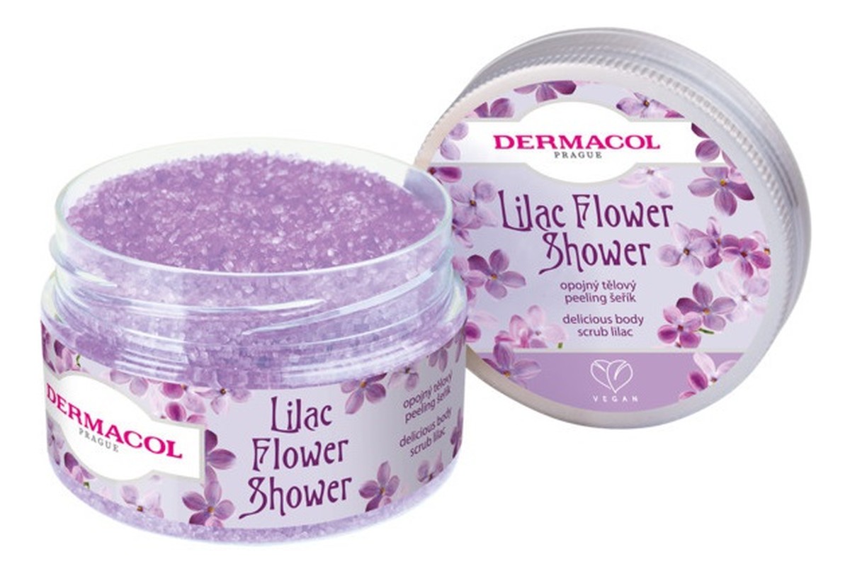 Flower shower body peeling peeling do ciała lilac