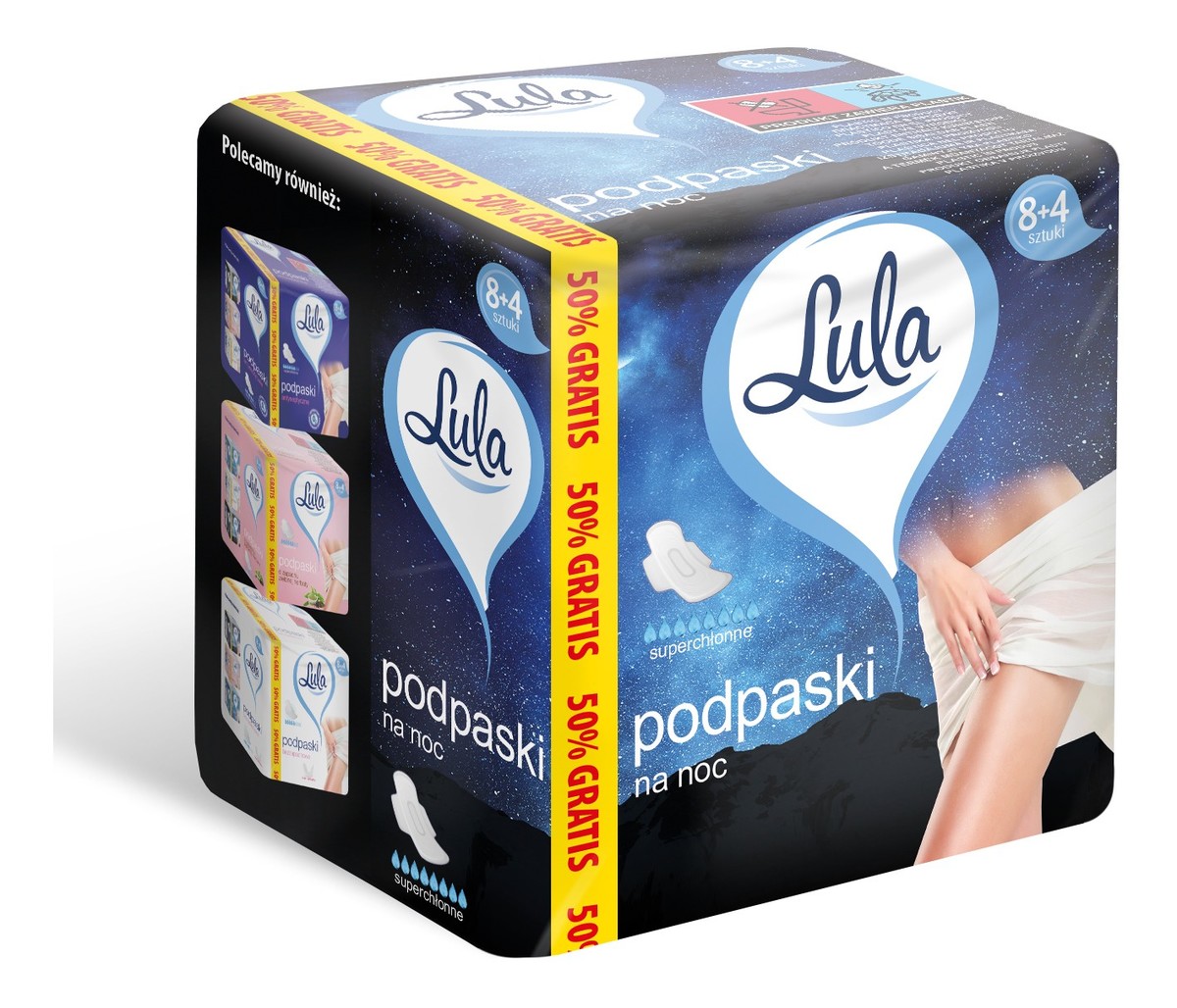 Podpaski hig. na noc 8+4szt