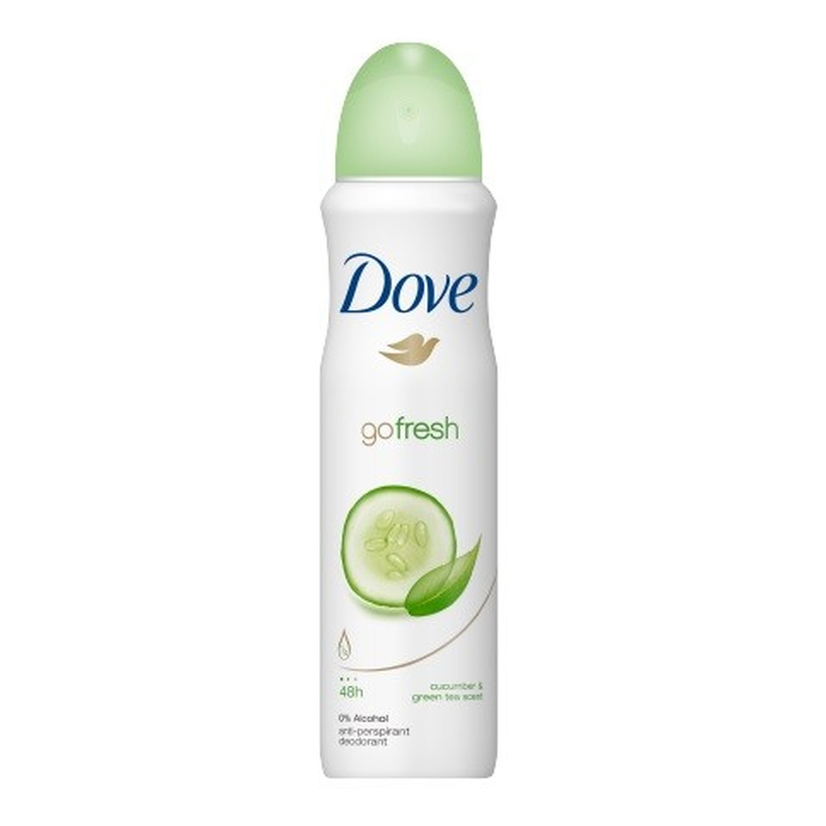 Dove Go Fresh Cucumber & Green Tea 48H Antyperspirant Spray Damski 200ml