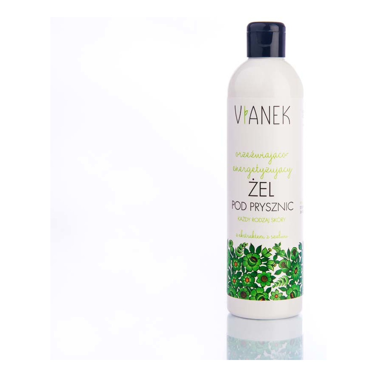 Vianek Orzeźwiająco-Energetyzujący żel pod prysznic z ekstraktem z szałwii 300ml