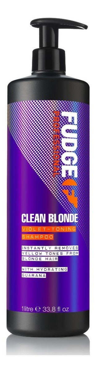 Clean blonde violet-toning shampoo tonujący szampon do włosów blond