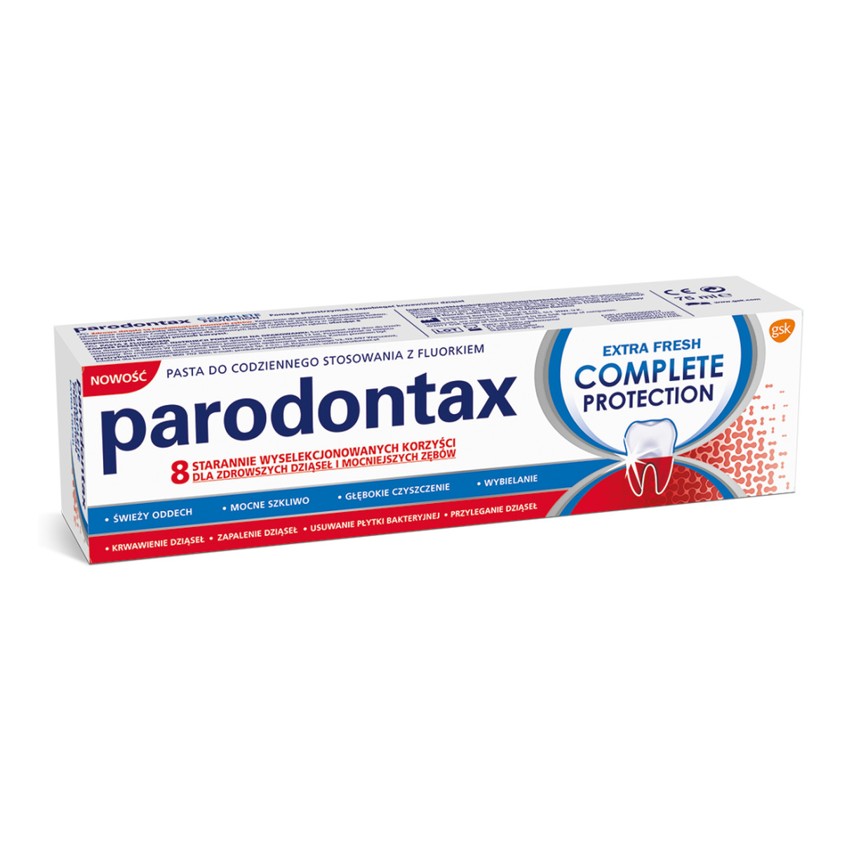 Parodontax Complete protection toothpaste pasta do zębów extra fresh 75ml