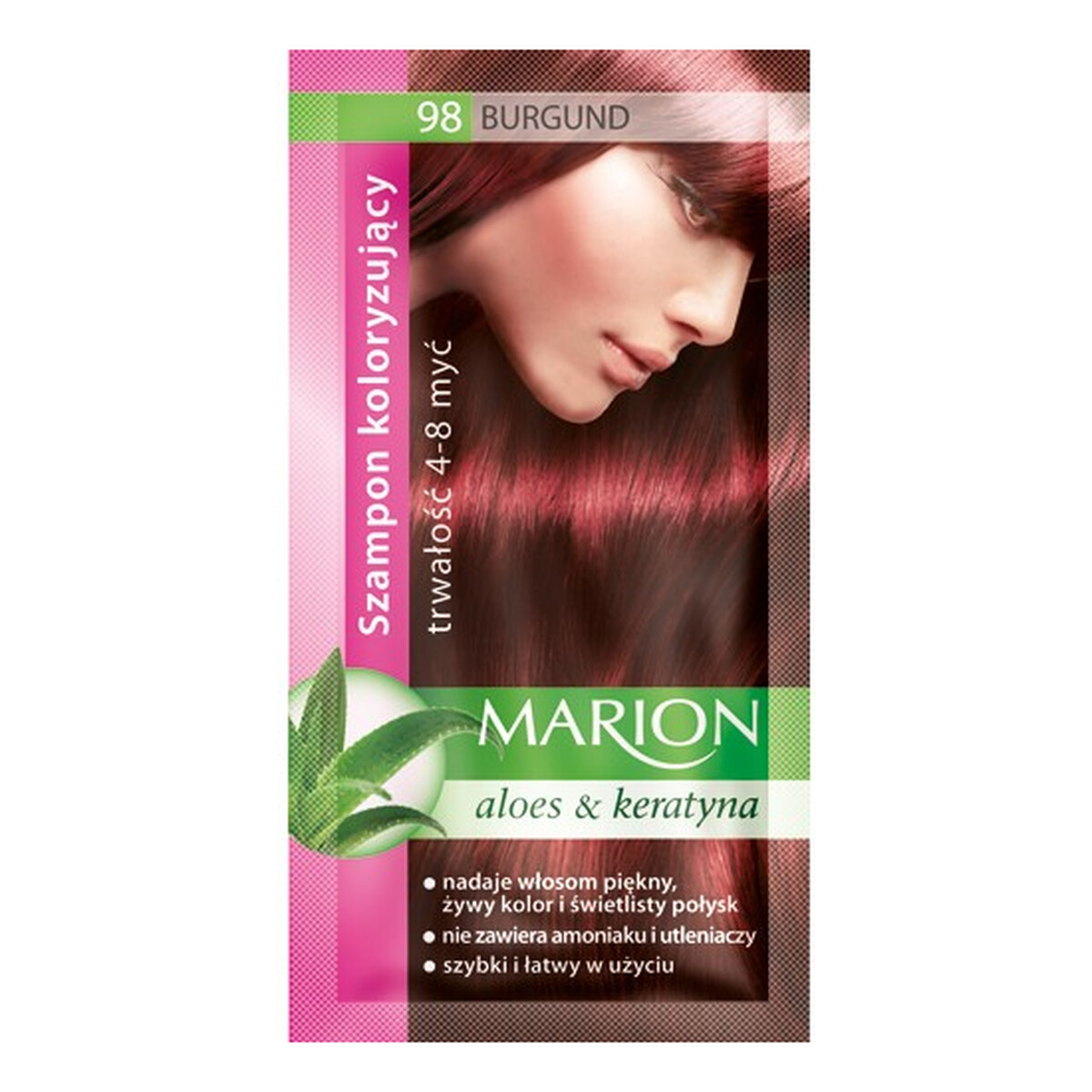 Marion Szampon kolor.4-8 myć 98-burgund&