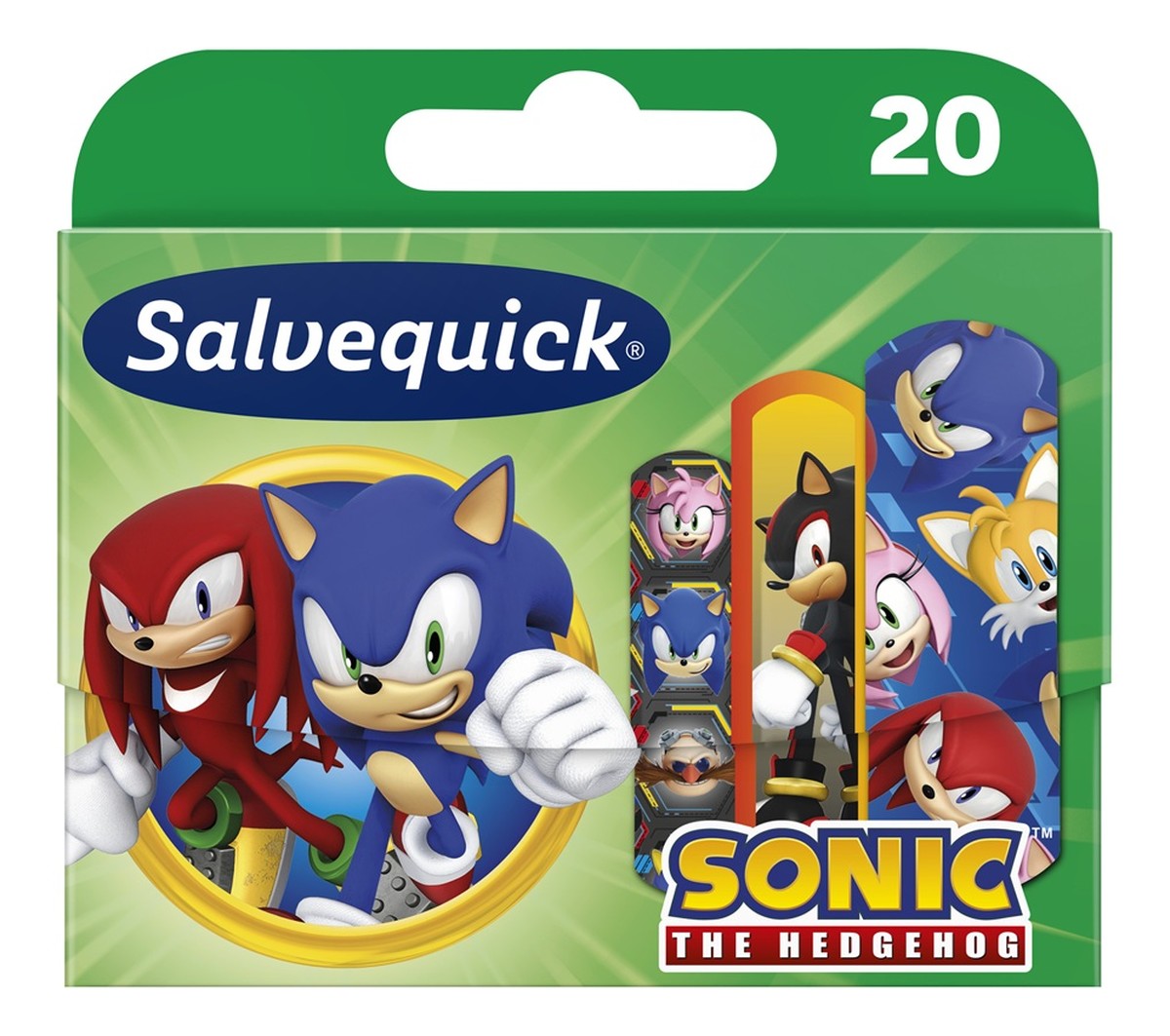 Sonic plastry dla dzieci 20szt.