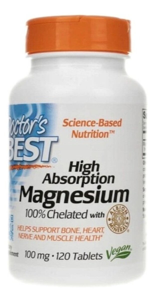 High absorption magnesium 200mg suplement diety 120 tabletek