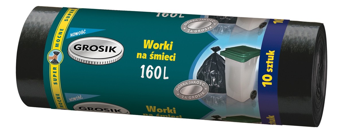 Worki na śmieci LD 160l/10sztuk