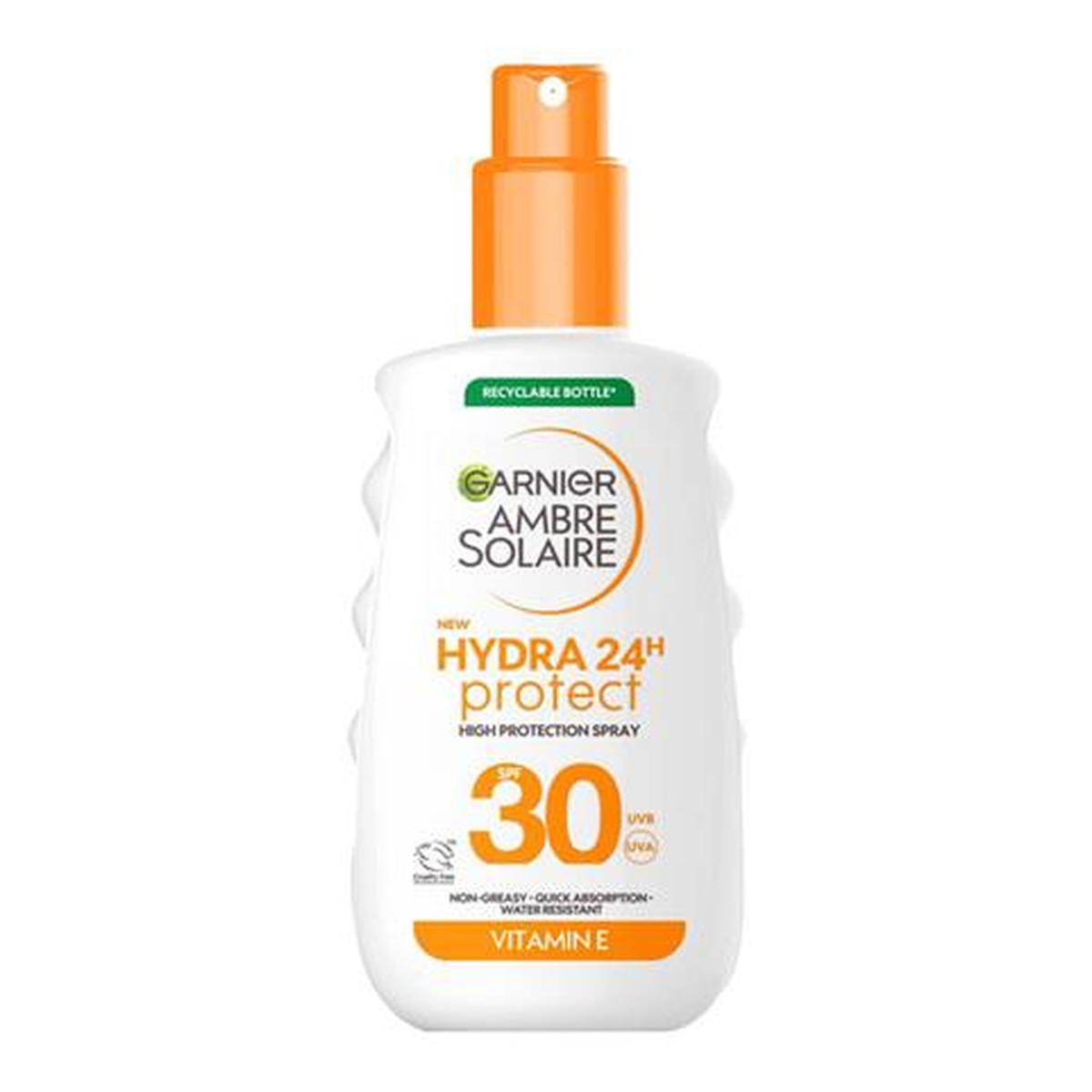 Garnier Ambre Solaire Hydra 24 Protect SPF30 Krem przeciwsłoneczny w sprayu 150ml