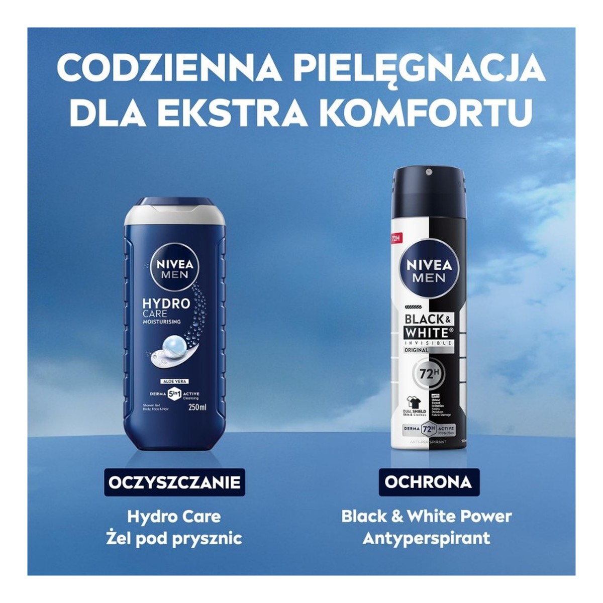 Nivea Men Black & White Invisible Original antyperspirant spray 150ml