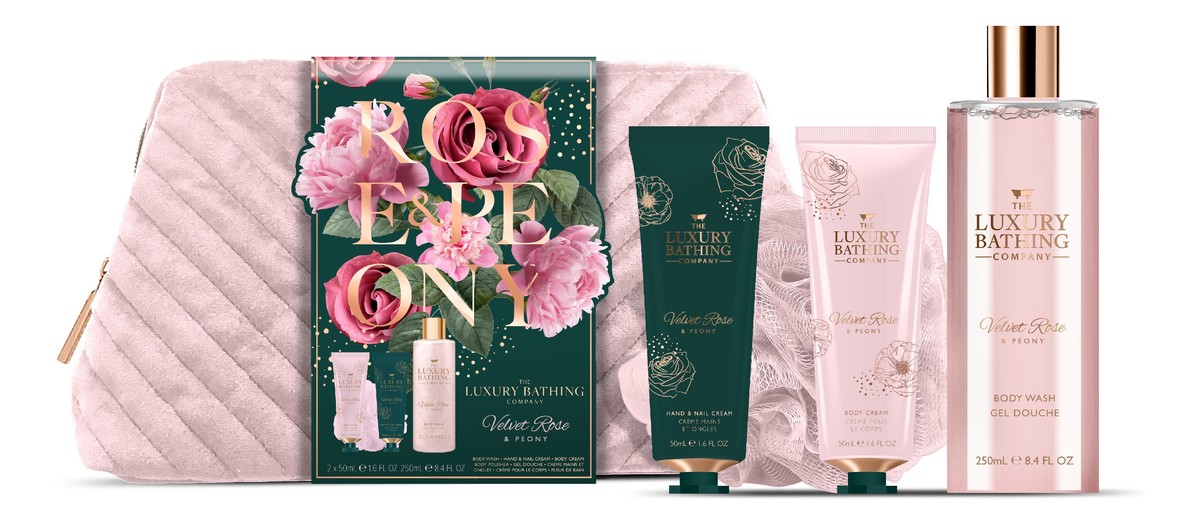 Zestaw prezentowy velvet rose & peony-weekend escape 1op.