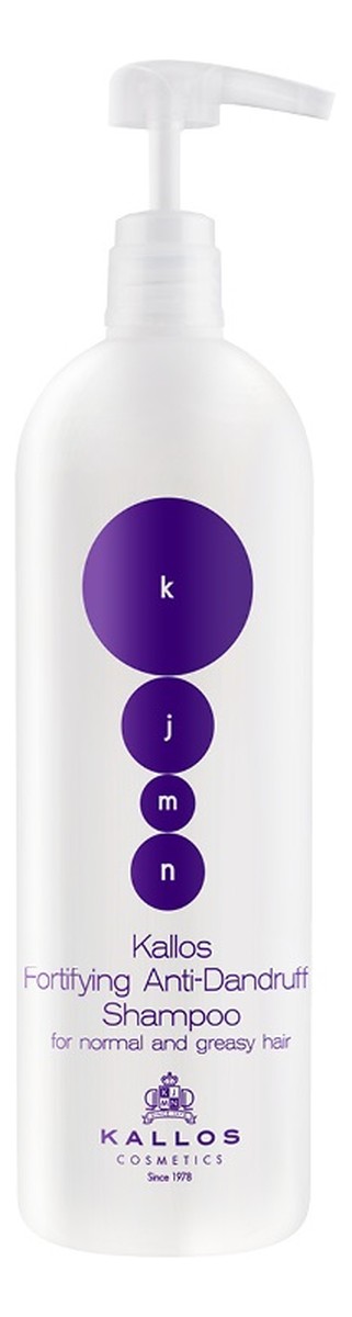 Kjmn fortifying anti-dandruff shampoo przeciwłupieżowy szampon wzmacniający do włosów