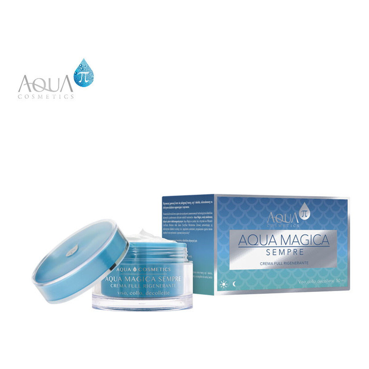 Aqua Pi CREMA FULL RIGENERANTE Regenerujący krem naprawczy głębokie odżywienie i wzmocnienie struktur kolagenu 50ml