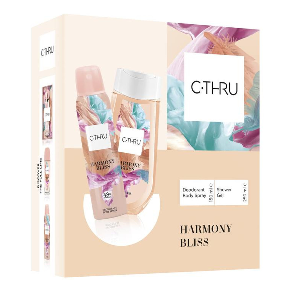 C-Thru Harmony Bliss Zestaw prezentowy Dezodorant spray 150ml + żel pod prysznic 250 ml 250ml