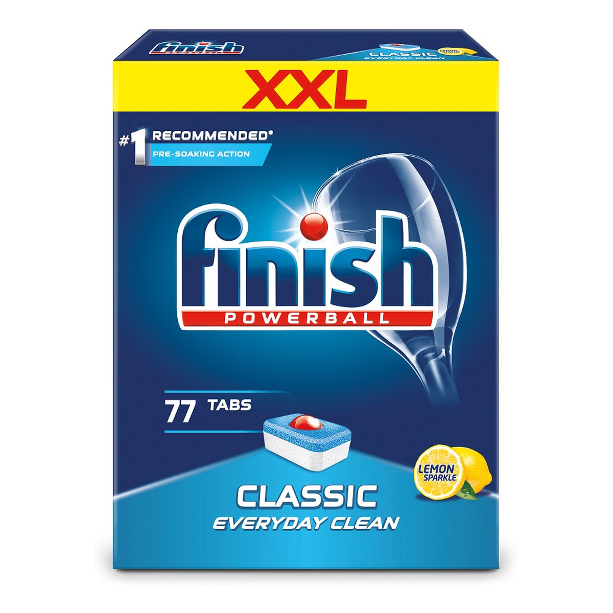 Finish Powerball XXL tabletki do zmywarki Lemon Sparkle 77szt