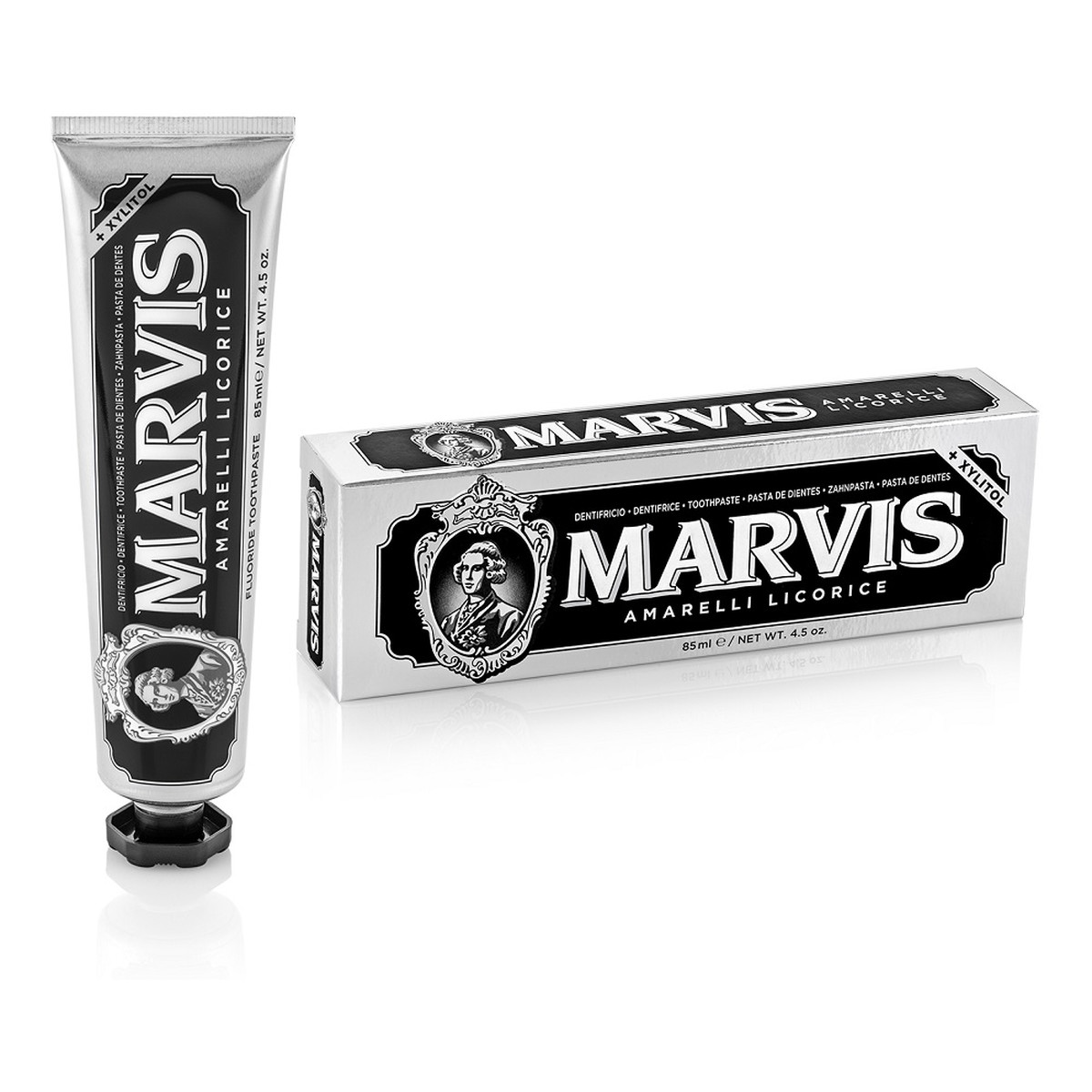 Marvis Fluoride toothpaste pasta do zębów z fluorem amarelli licorice 85ml