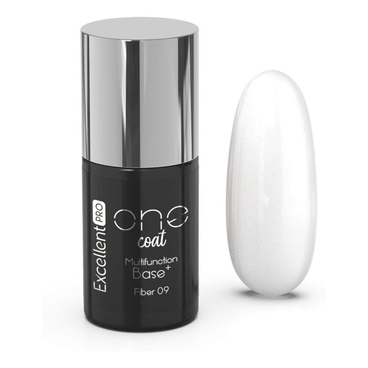 Excellent PRO One coat multifunction fiber base baza hybrydowa z włóknami porcelain 7g