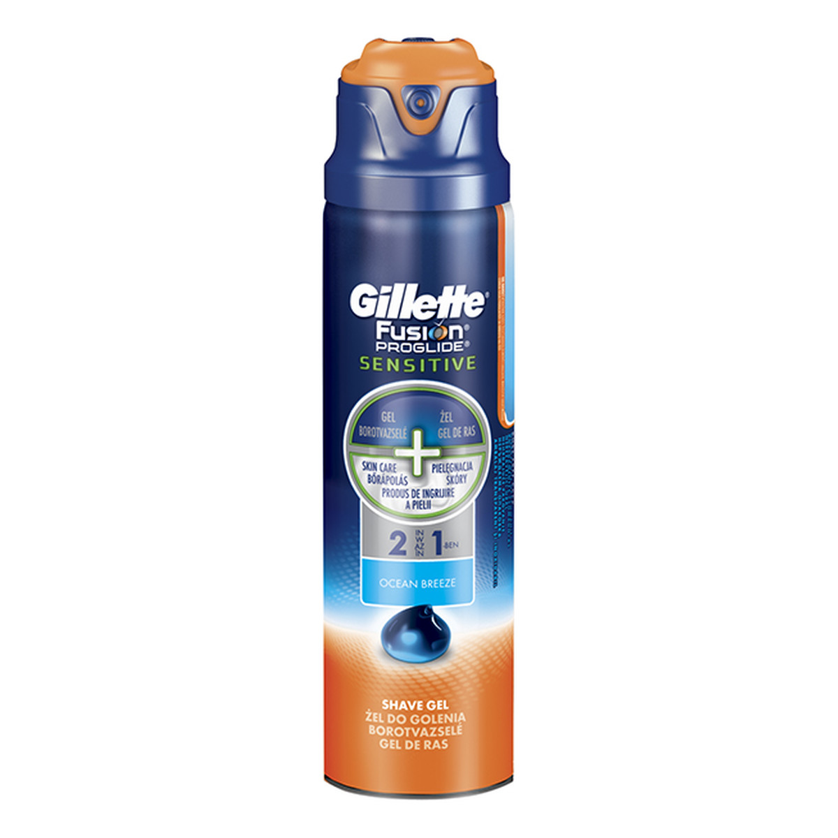 Gillette Fusion Proglide Sensitive Żel Do Golenia Ocean Breeze 170ml