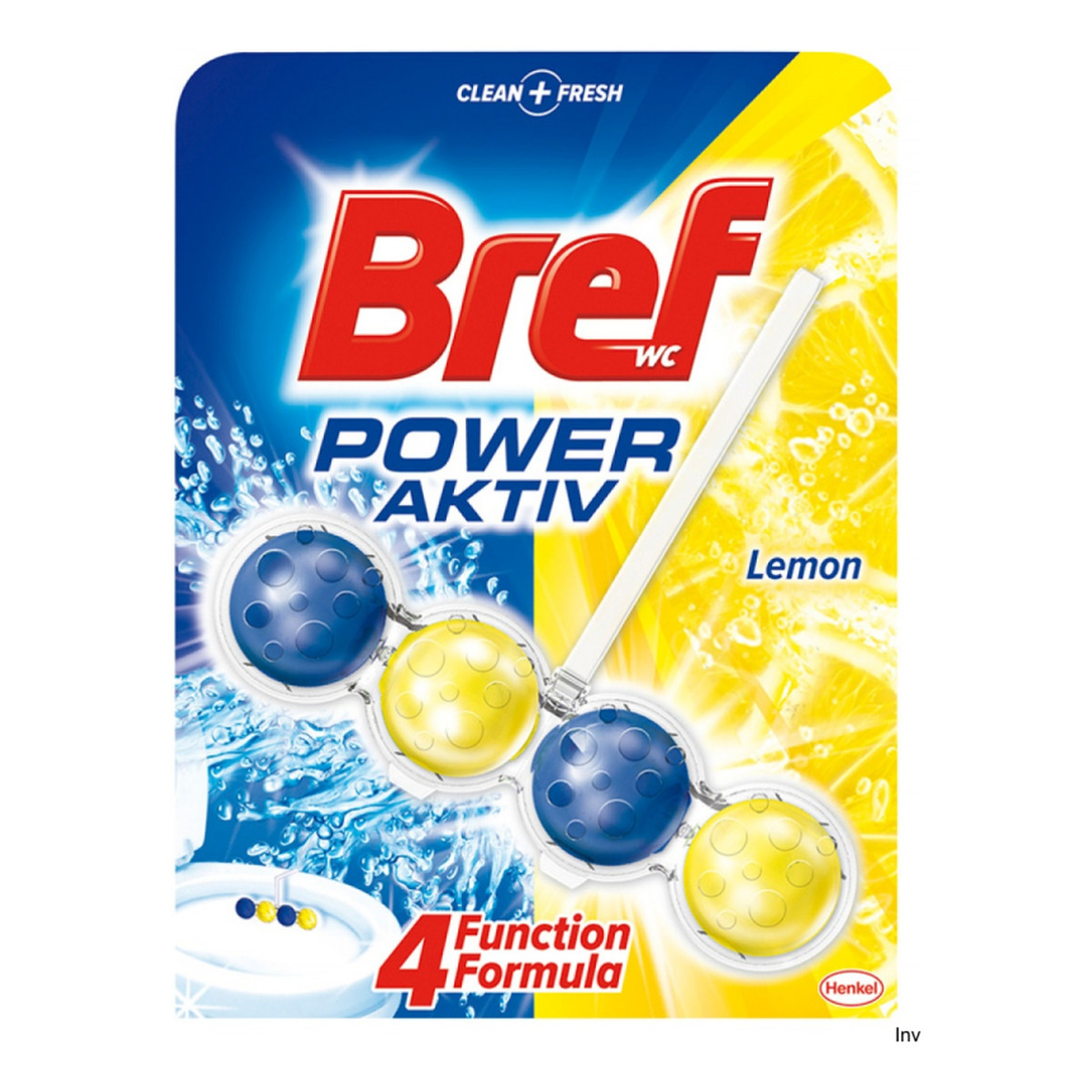 Bref Power Aktiv Zawieszka do WC Lemon 50g