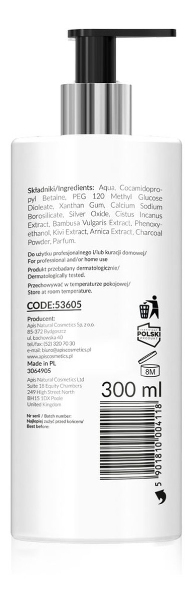 Żel do mycia twarzy z aktywnym węglem