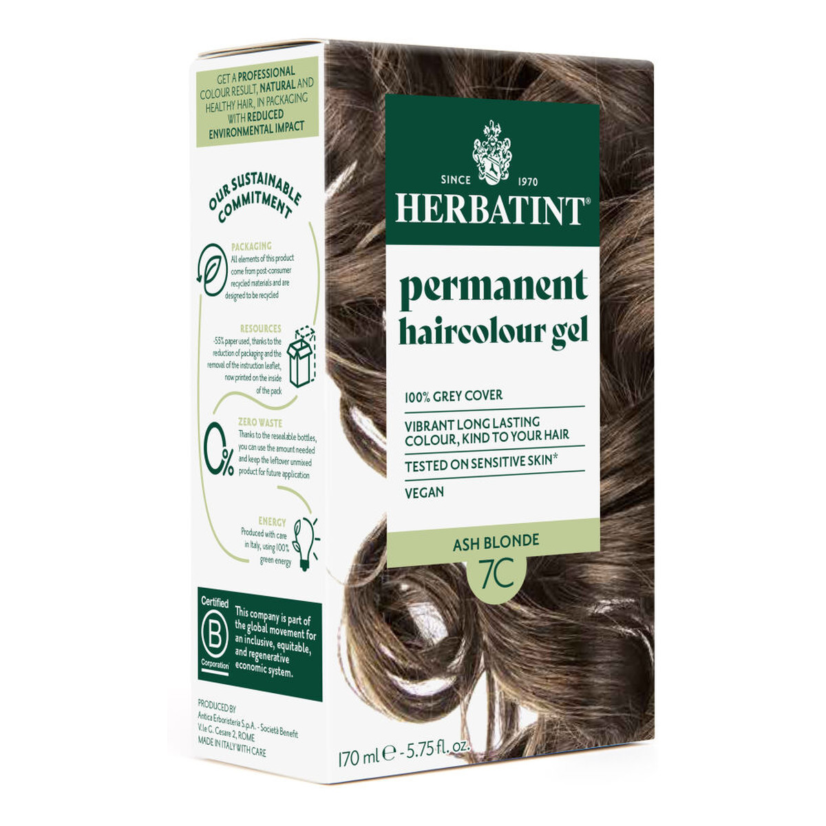 Herbatint Trwała Ziołowa farba do włosów 170ml