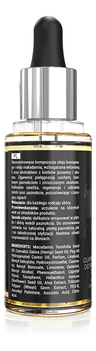 Oliwka regenerująca do skórek i paznokci z witaminą E