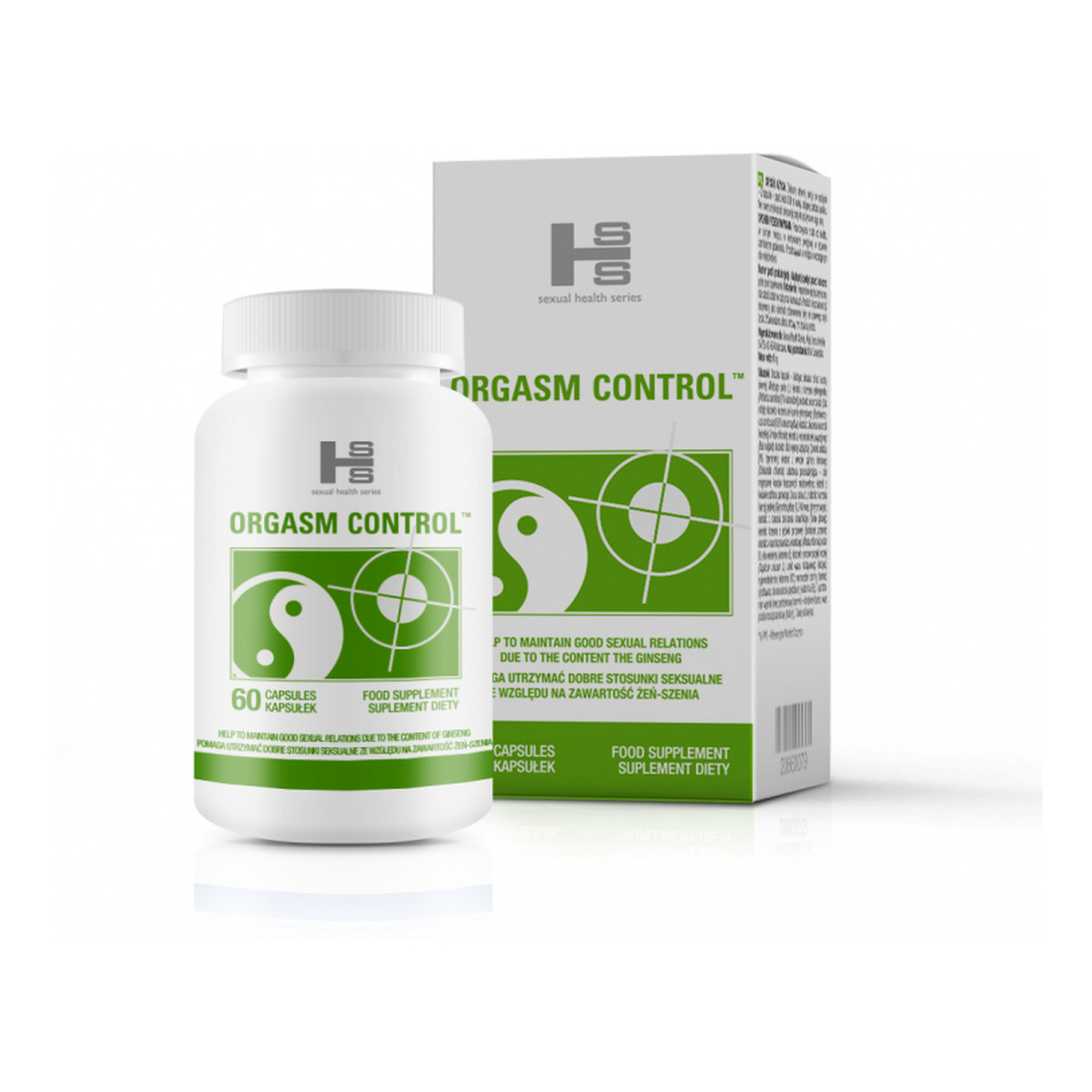 Sexual Health Series Orgasm control suplement diety na opóźnienie wytrysku 60 kapsułek