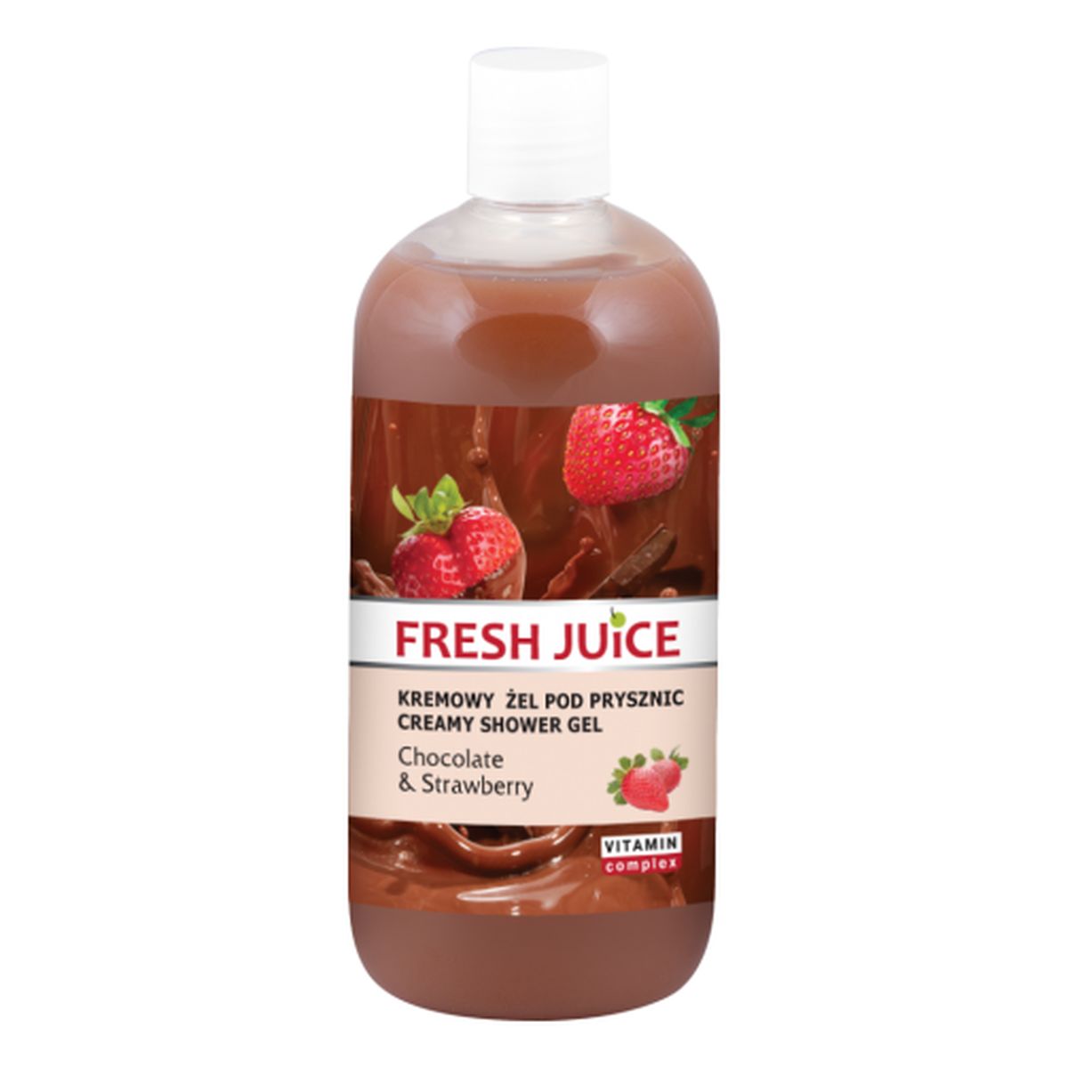 Fresh Juice Chocolate & Strawberry Kremowy Żel Pod Prysznic 500ml