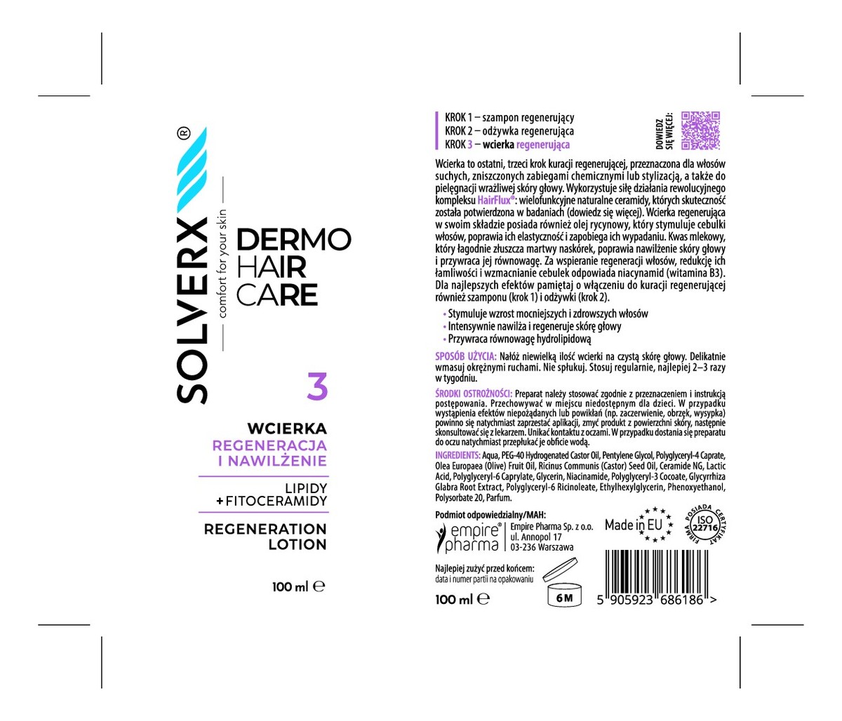 wcierka regenerująca do włosów